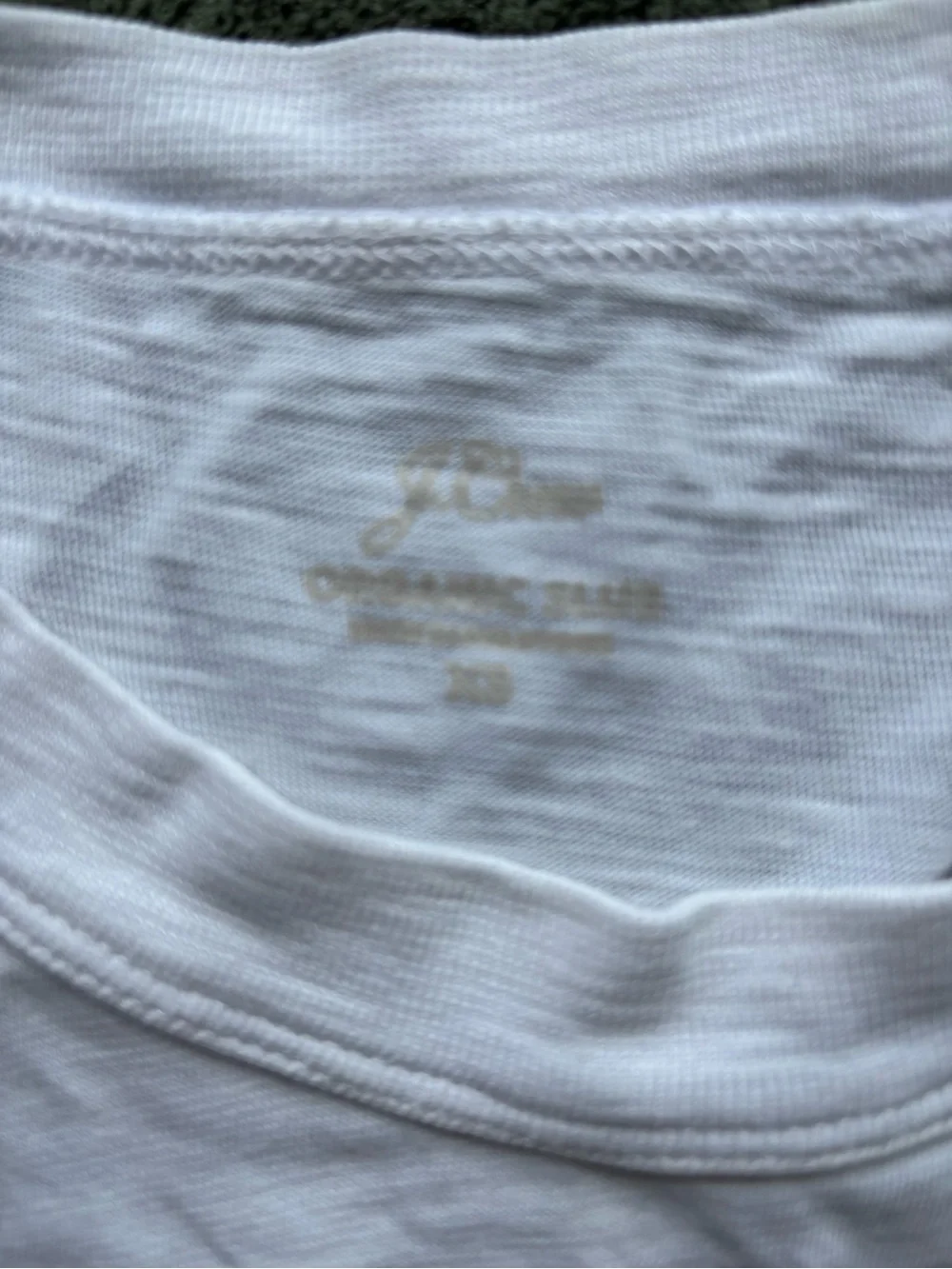 J. Crew White 100% Cotton Tank